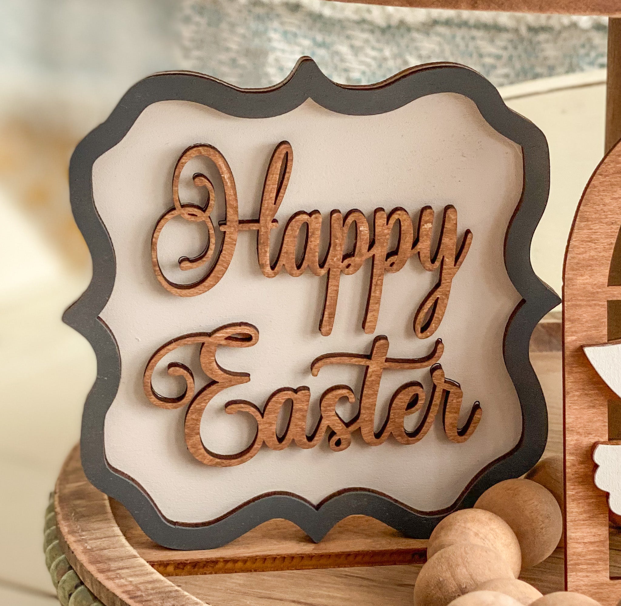 Easter Tiered Tray SVG File For Laser