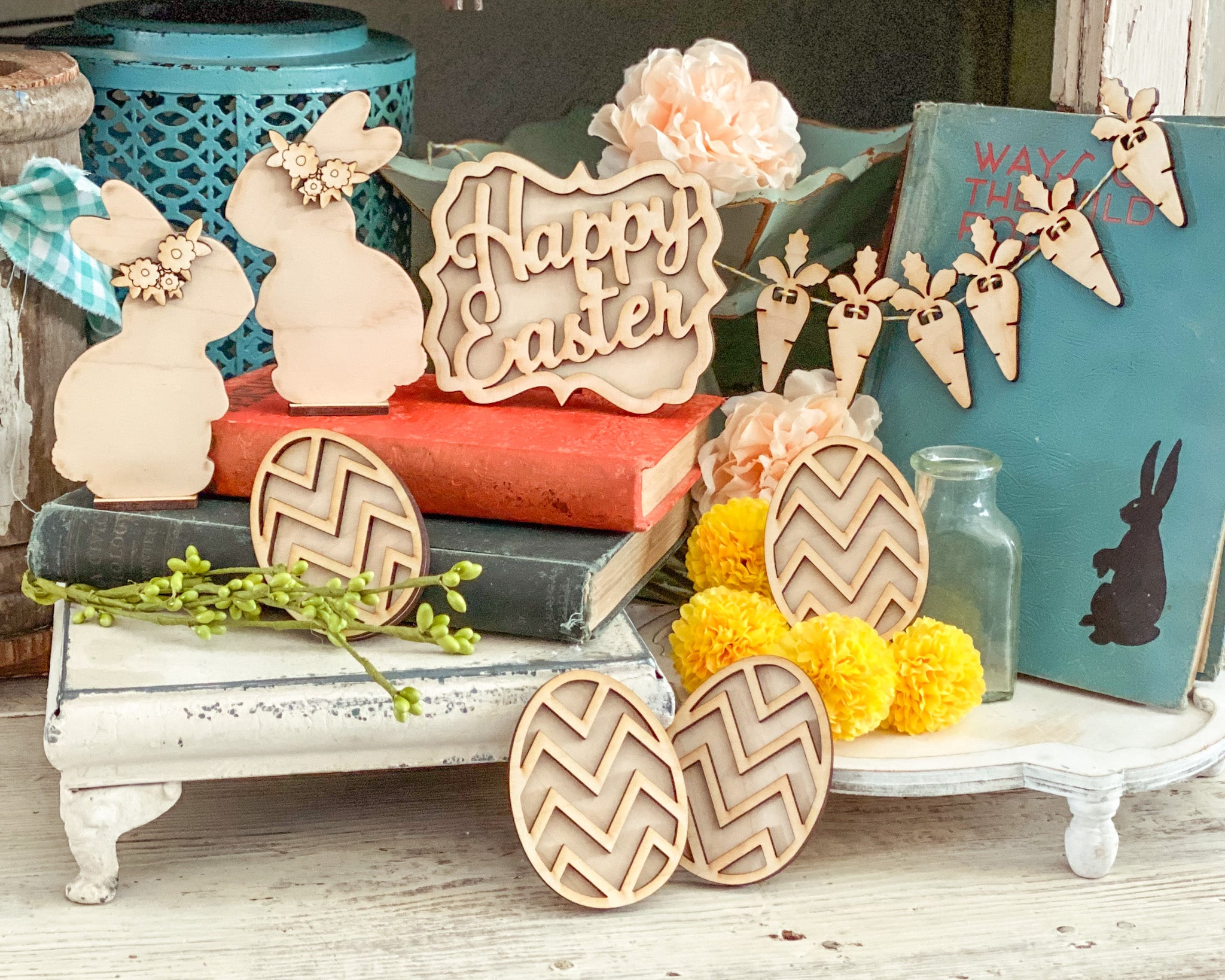 DIY EasterTiered Tray Set